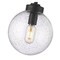 Z-Lite Laurent Outdoor Pendant, 1-Light, 8 In.W x 9 In.H, Black/Clear Seedy 599P8-BK - alternate 7